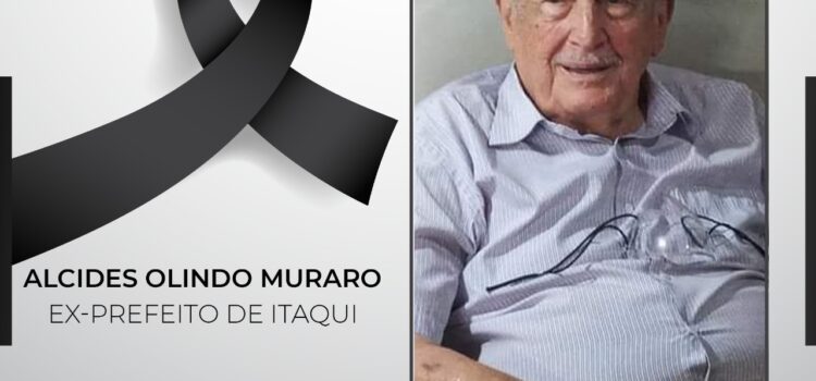 Faleceu nesta sexta-feira, 2/7, aos 88 anos o ex-prefeito de Itaqui Alcides Olindo Muraro.